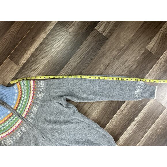 Eddie Bauer VTG 90’s Women’s Sweater Fair Isle Lambswool Angora LT Cottagecore - Picture 12 of 12